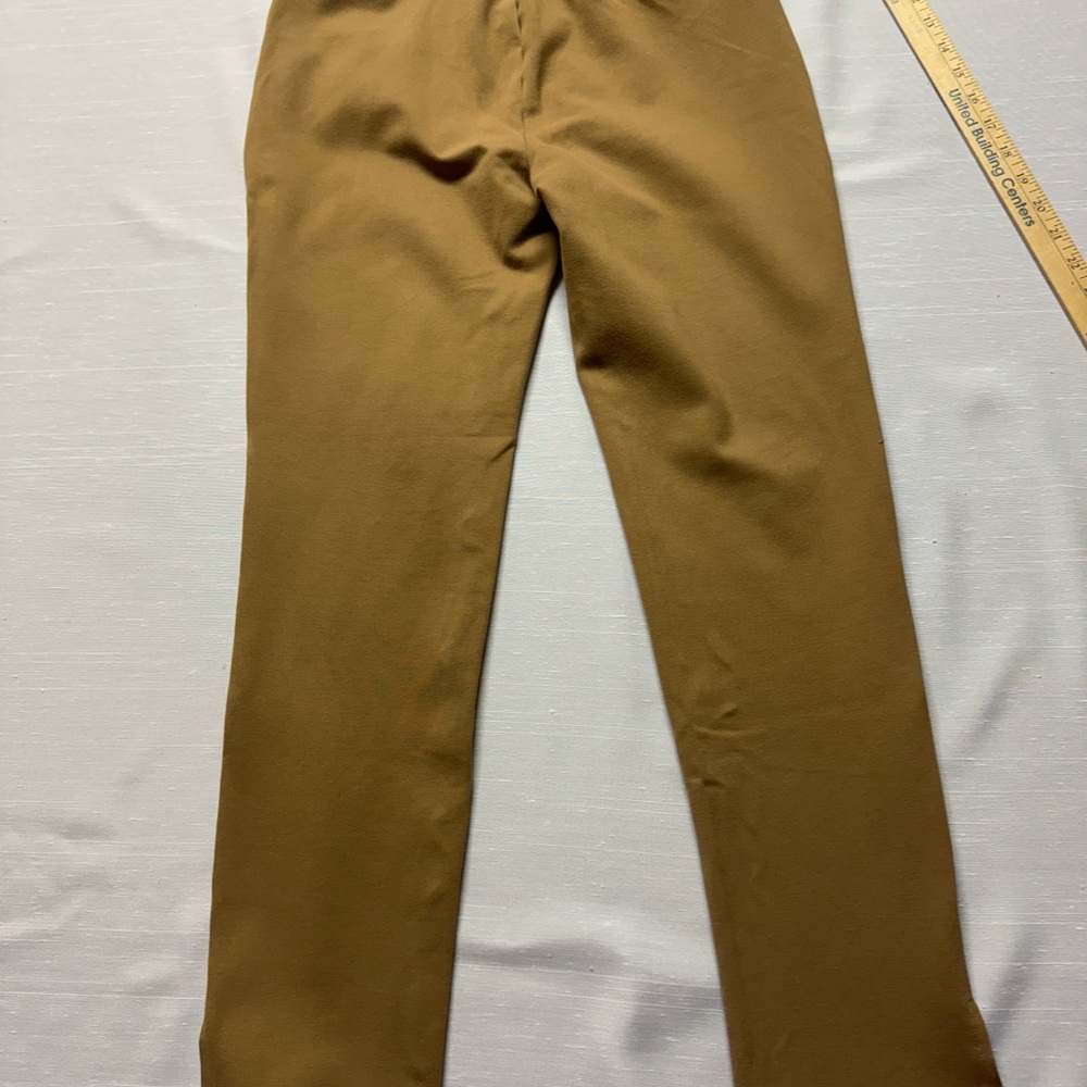 Rafaella Comfort Pants Small Tan Pull On Tummy Control Stretch Work - Picture 2 of 8